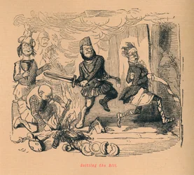 Pagando la cuenta, c1860