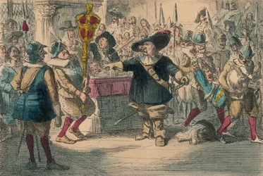 Quita esa chuchería: Cromwell disolviendo el Parlamento largo, 1850
