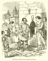 Los romanos vestidos por los habitantes de Capua