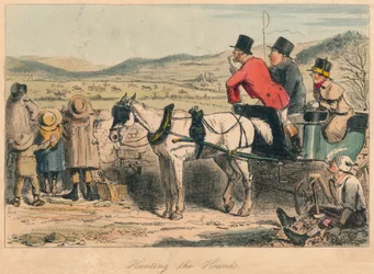 Cazando los sabuesos, 1865