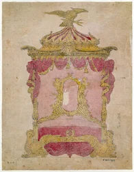 Diseño para una Cama, c.1755-60