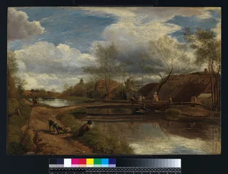 El río Kennet, cerca de Newbury, 1815