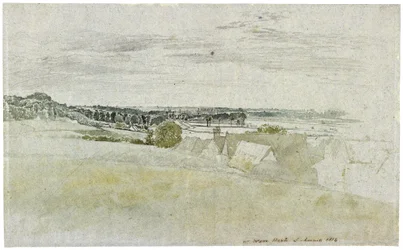 Vista de Amwell Hill, cerca de Ware, en Hertfordshire, 1814. Por John Linnell