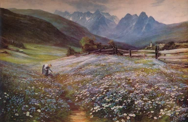 Junio en el Tirol austriaco, hacia 1892