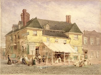 Mansión de William Penn, South Second Street, Filadelfia, 1864