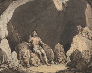 Daniel en el foso de los leones