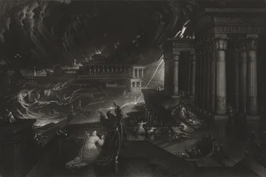 Séptima plaga, c.1824 (mezzotinta)