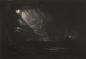 La creación de la luz, c.1827 (mezzotinta)