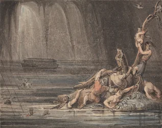 La crecida de las aguas