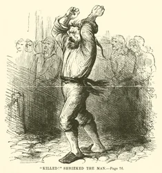 Ilustración de Historia de dos ciudades de Charles Dickens