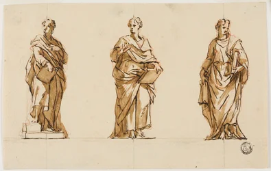Tres Estudios para la Estatua de John Locke