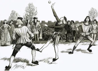 Jeu de Paume, una especie de balonmano