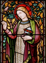 Edstaston, Santa María, Lavers & Barraud, John Millner Allen (1827-1902), María Magdalena, 1865