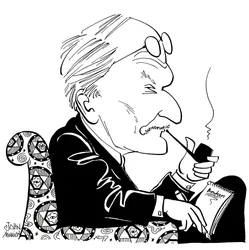 C G Jung, caricatura de John Minnion