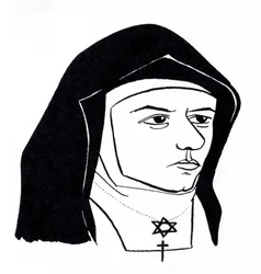 Edith Stein, alias Santa Teresa Benedicta de la Cruz, fue una filósofa, feminista, monja carmelita y mártir.