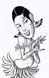 Josephine Baker, caricatura