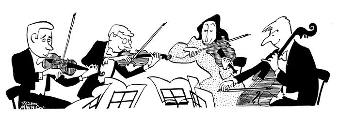 Cuarteto de cuerda , por John Minnion