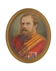 Teniente General David Pott (1812-1881) en uniforme de estado mayor
