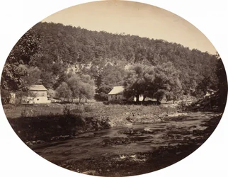 En Bedford Springs,c. 1866 (foto)