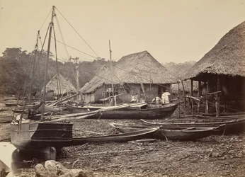 Escenario tropical, desembarco, Chipigana, 1871
