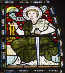 Abadía de Paisley, Cottire & Co, atribuido a John Moyr Smith, Templanza, 1873