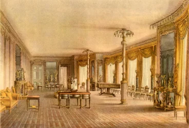 El salón norte, Pabellón Real, Brighton, East Sussex, 1824, 1946