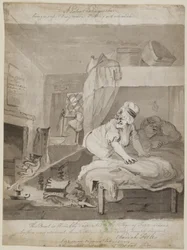 Un extintor de patente, siendo un modo seguro y fácil de apagar una vela, 1801