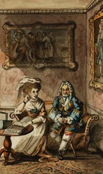 Un Conjunto de Doce Ilustraciones para Tristram Shandy