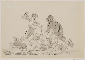 Un accidente en la calle, 1804