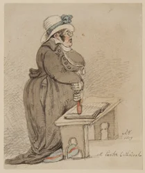 En la catedral de Exeter, 1809