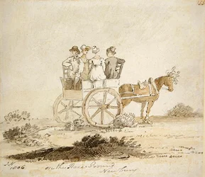 En el hipódromo, Newbury