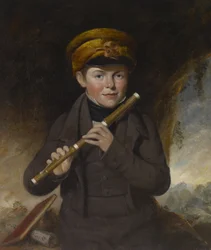 John Gurney, el pequeño flautista, c.1800