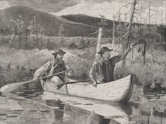Trampas en los Adirondacks, Every Saturday, Vol. I, Nueva Serie, 24 de octubre de 1870