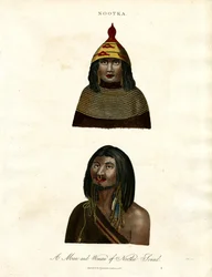 Un hombre y una mujer de Nootka Sound