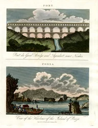 Puentes históricos - Pont du Gard y Puerto de Ponza
