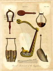 Instrumentos musicales de los egipcios