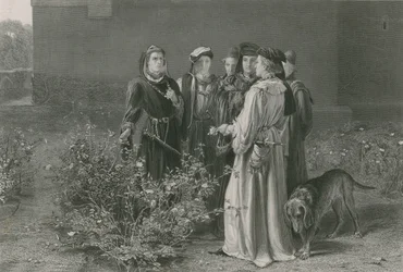 La escena en el jardín del templo, Enrique VI, Primera Parte