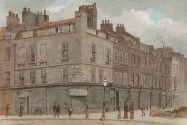 Esquina de Little Newport Street y Lisle Street, Londres
