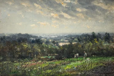 Paisaje con una vista distante, 1930