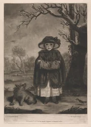 Lady Caroline Montagu como "Invierno