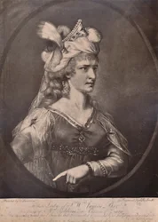 Sarah Siddons, actriz galesa, como Zara en la obra de William Congreve La novia de luto, c1783 1894