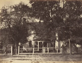Casa Aiken, en el ferrocarril de Weldon, Virginia., febrero de 1865