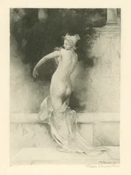 Ilustración para los poemas de Catulo (fotograbado)