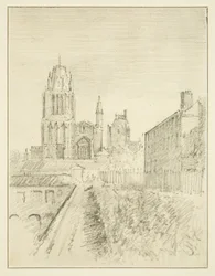 Iglesia de Redcliffe y parte de Alfred Wharf
