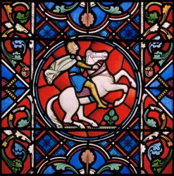 Upton Magna, Santa Lucía, Clayton & Bell, John Richard Clayton (1827-1913), Caballero Romano, 1860