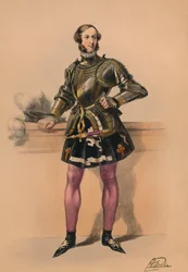 Invitado en traje para el Bal Costumé de la Reina Victoria, 12 de mayo de 1842