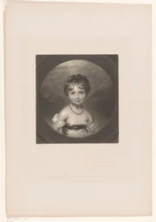 Portret de Emily Ashley-Cooper The Rose Bud / (Present Lady Ashley) (título sobre el objeto)