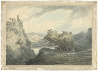 Paisaje montañoso italiano con el lago Nemi
Paisaje montañoso italiano con el lago Nemi al sur de Roma