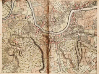 Mapa de Barnes, Battersea, Putney y Wandsworth