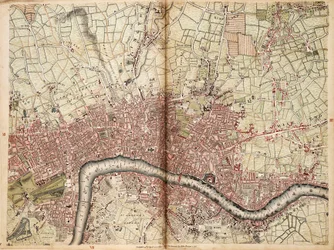 Mapa de Islington, Westminster, City y Southwark